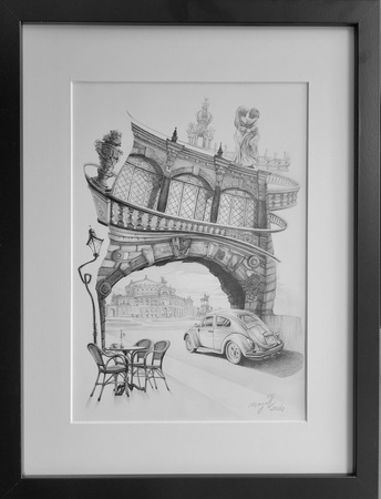 Wolf, Brama Jerzego, Drezno, Oryginał