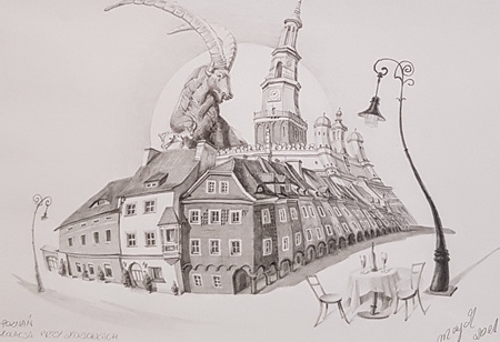 Wolf, Poznań. Kolacja przy koziołkach, oryginał