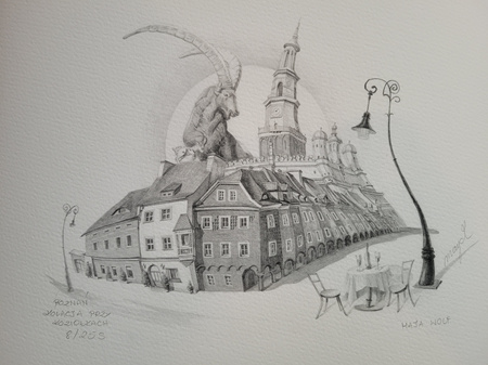 Wolf, Poznań. Kolacja przy koziołkach