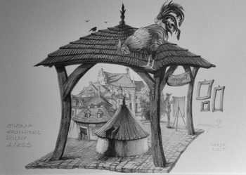 Wolf, Kazimierz Dolny. Studnia